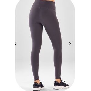 Fabletics Grey High-Waisted Powerhold Leggings
